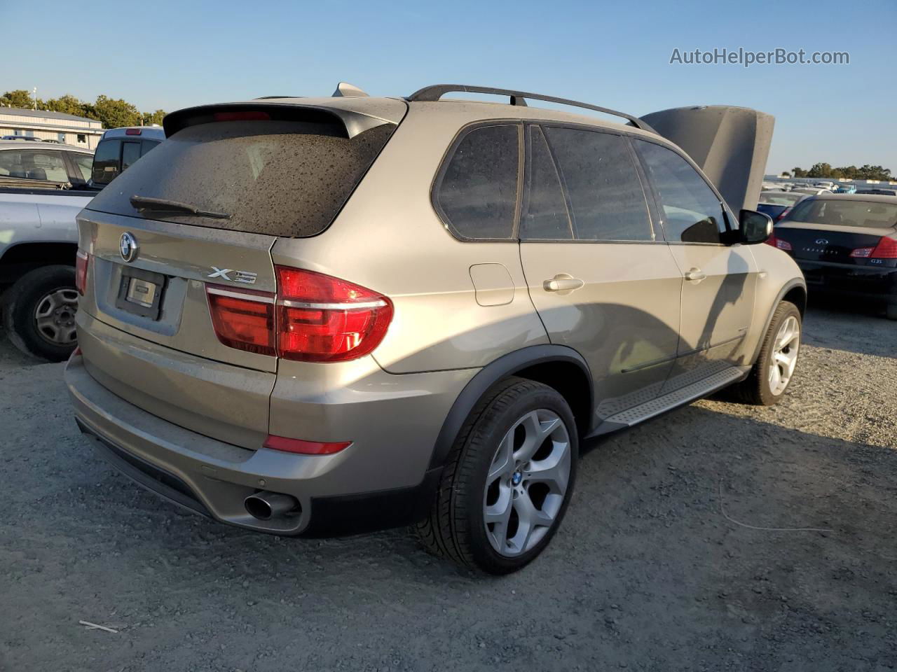 2012 Bmw X5 Xdrive35i Silver vin: 5UXZV4C57CL756918