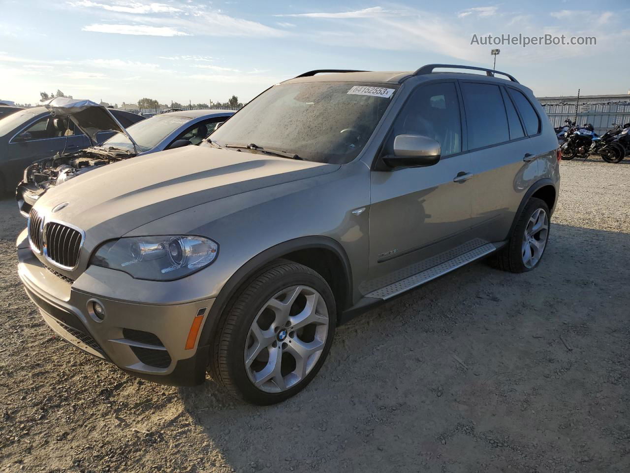 2012 Bmw X5 Xdrive35i Silver vin: 5UXZV4C57CL756918