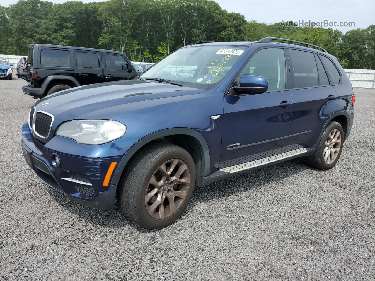 2012 Bmw X5 Xdrive35i Blue vin: 5UXZV4C57CL757292