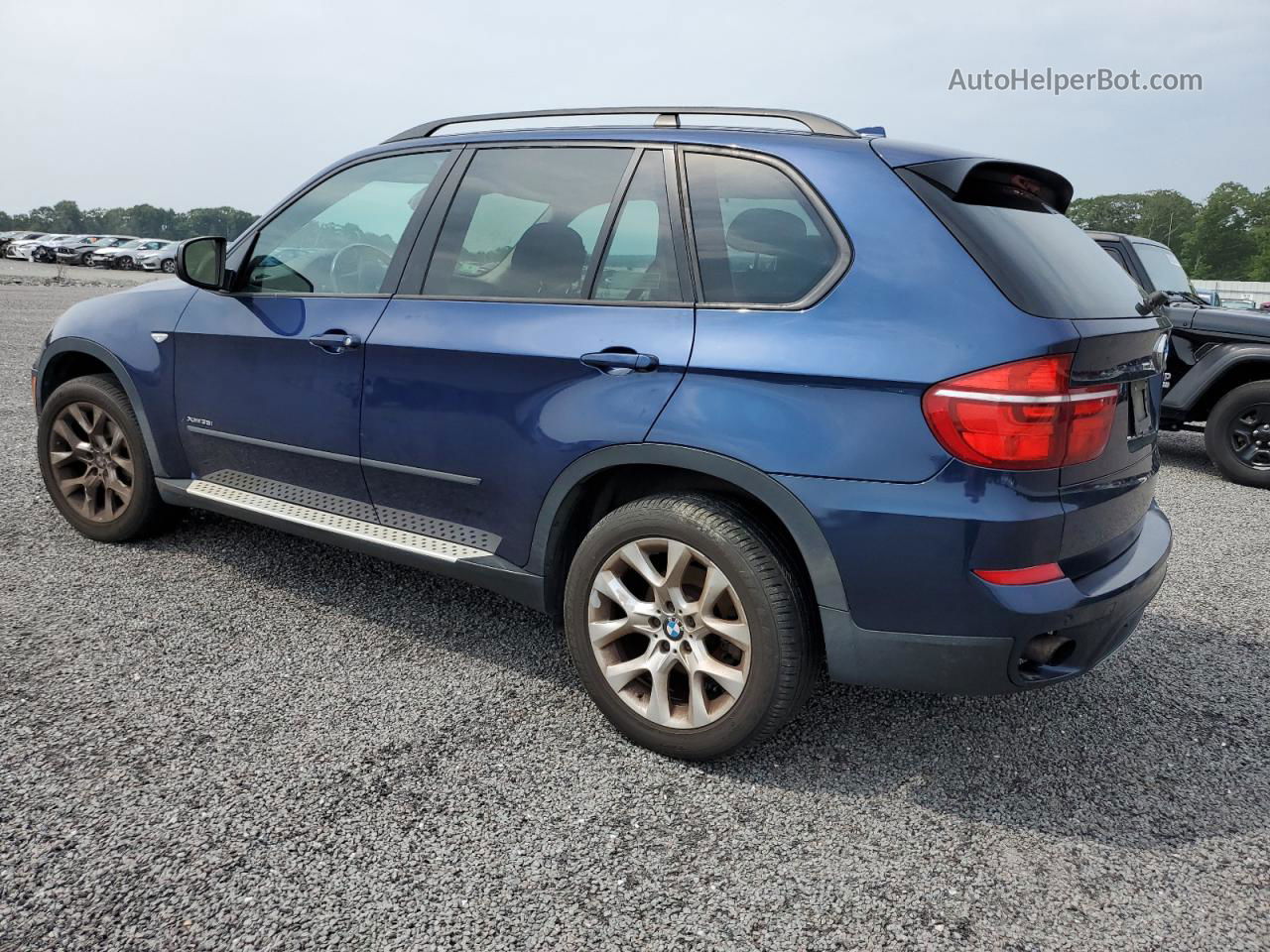 2012 Bmw X5 Xdrive35i Blue vin: 5UXZV4C57CL757292