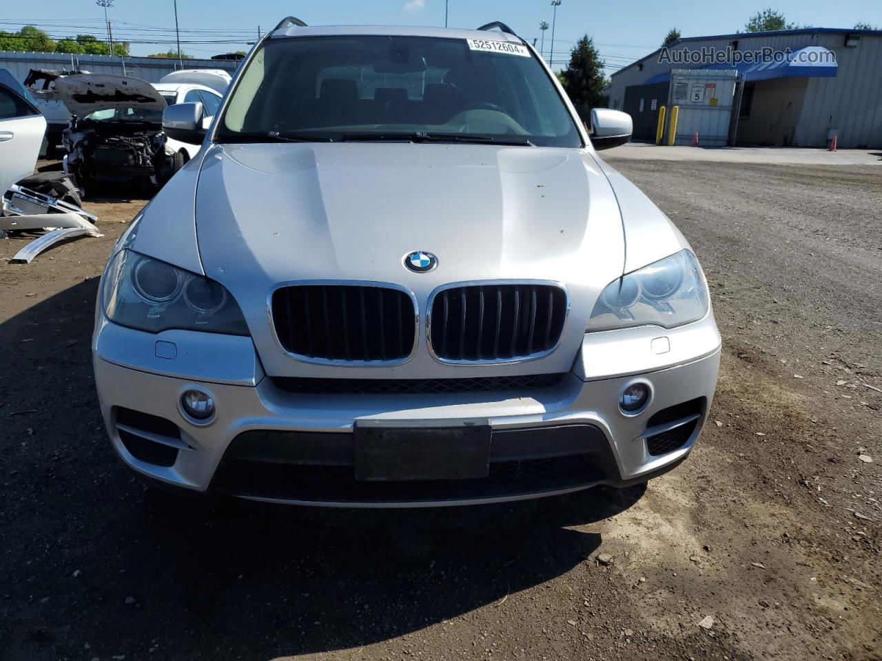 2012 Bmw X5 Xdrive35i Silver vin: 5UXZV4C57CL757938