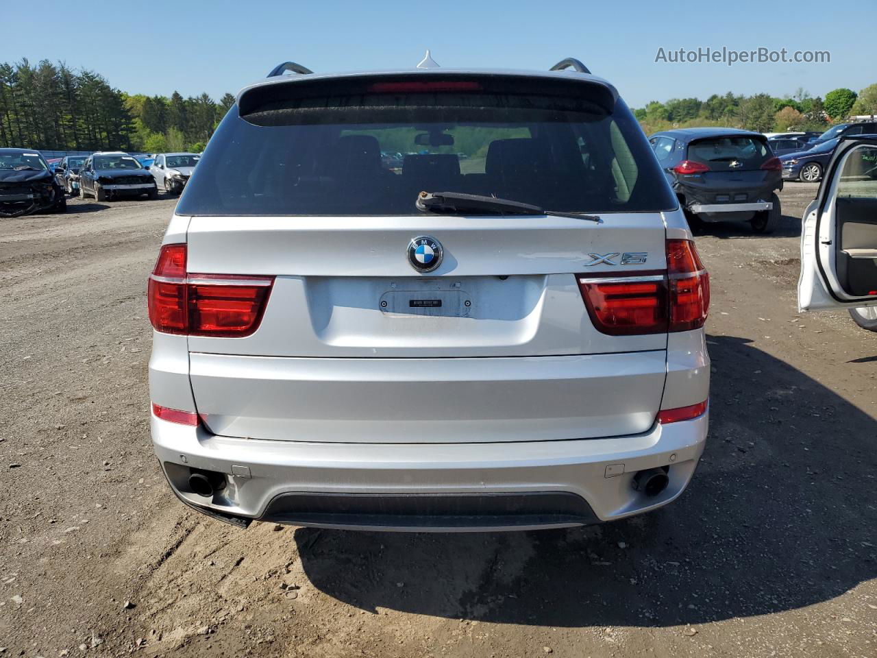 2012 Bmw X5 Xdrive35i Silver vin: 5UXZV4C57CL757938