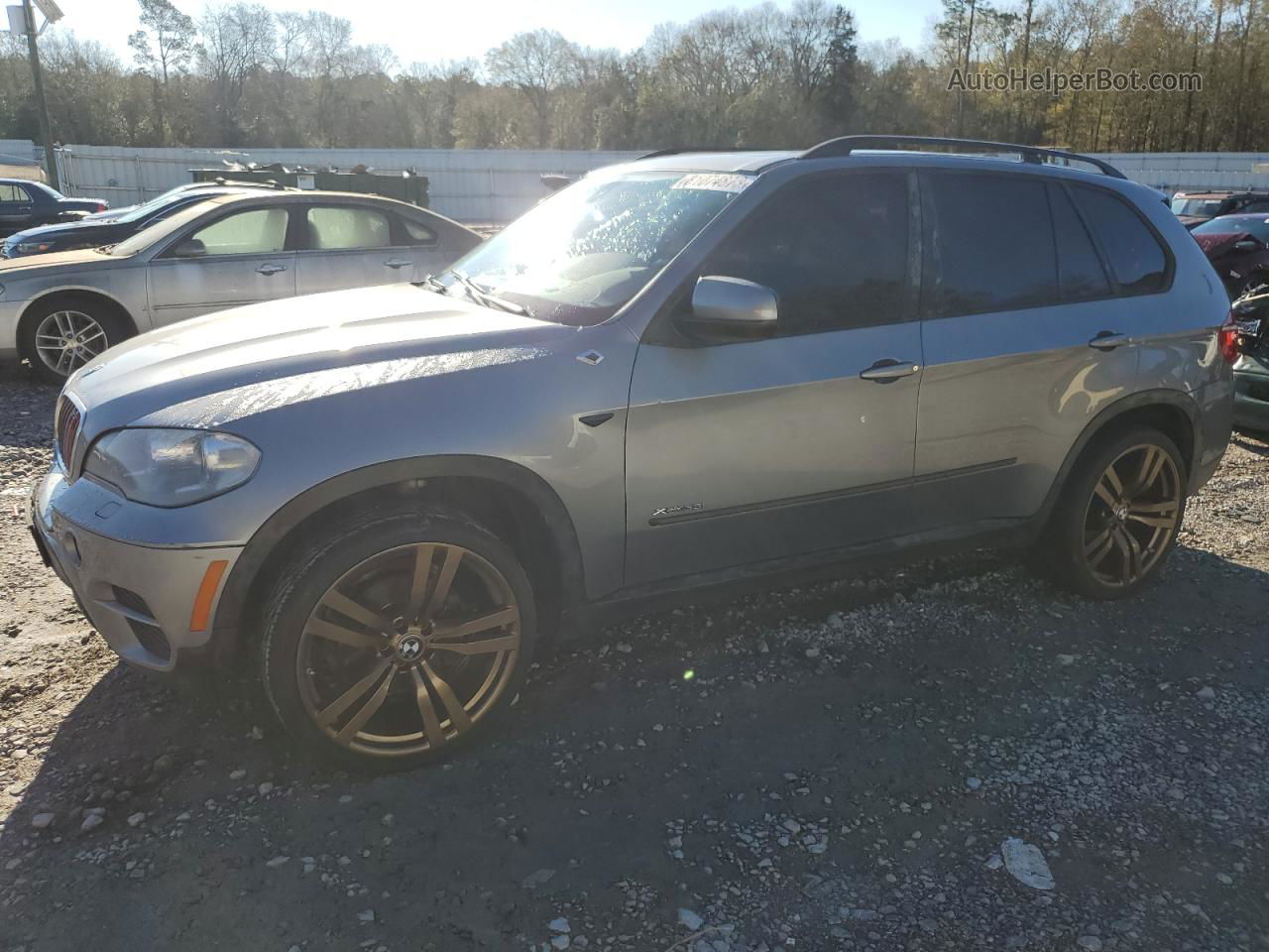 2012 Bmw X5 Xdrive35i Gray vin: 5UXZV4C57CL759477