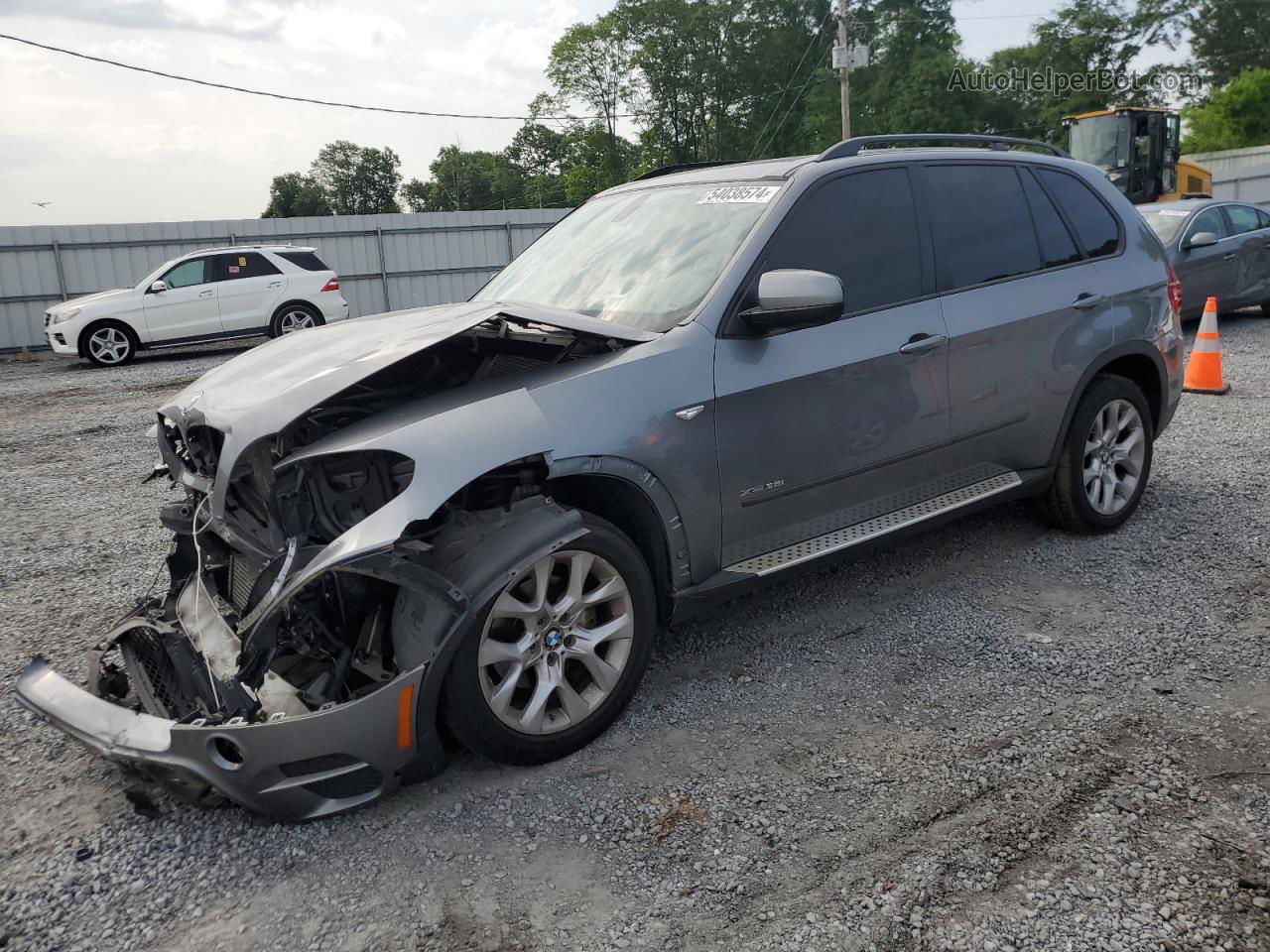 2012 Bmw X5 Xdrive35i Gray vin: 5UXZV4C57CL765957