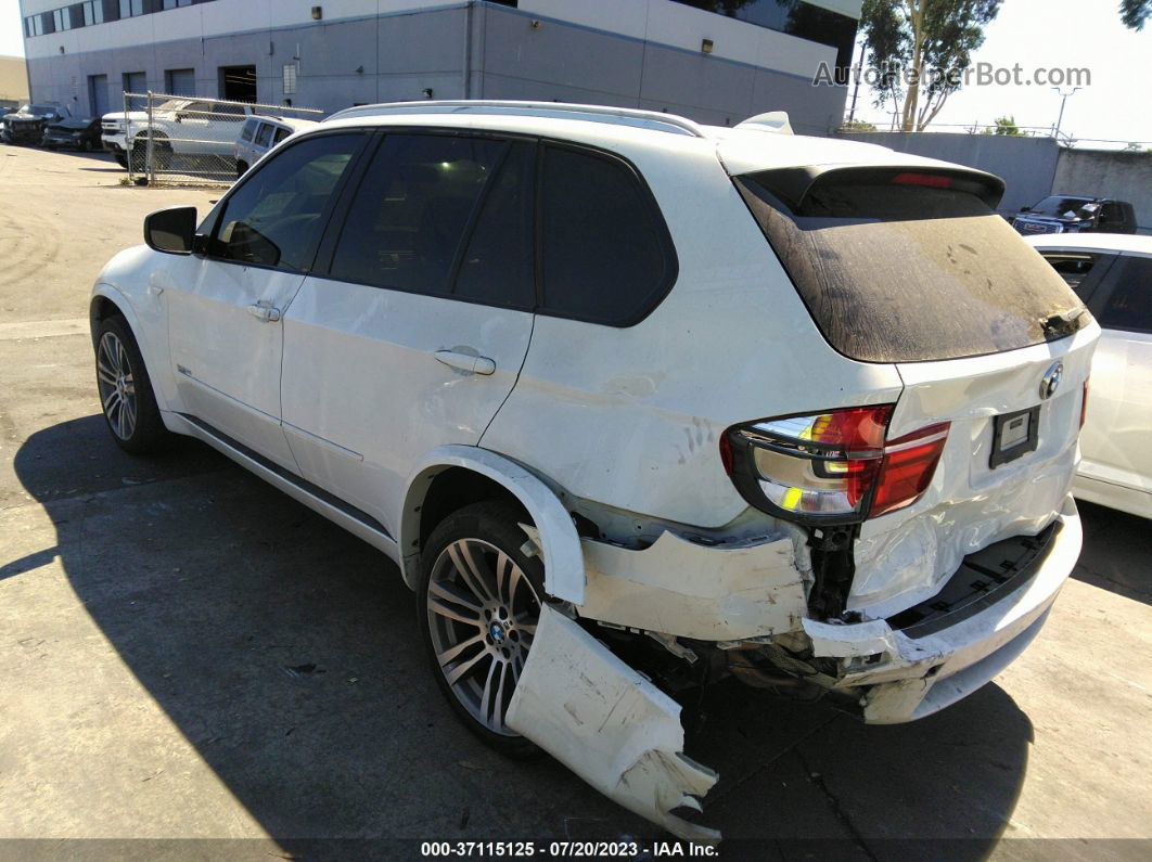 2012 Bmw X5 35i White vin: 5UXZV4C57CL985048