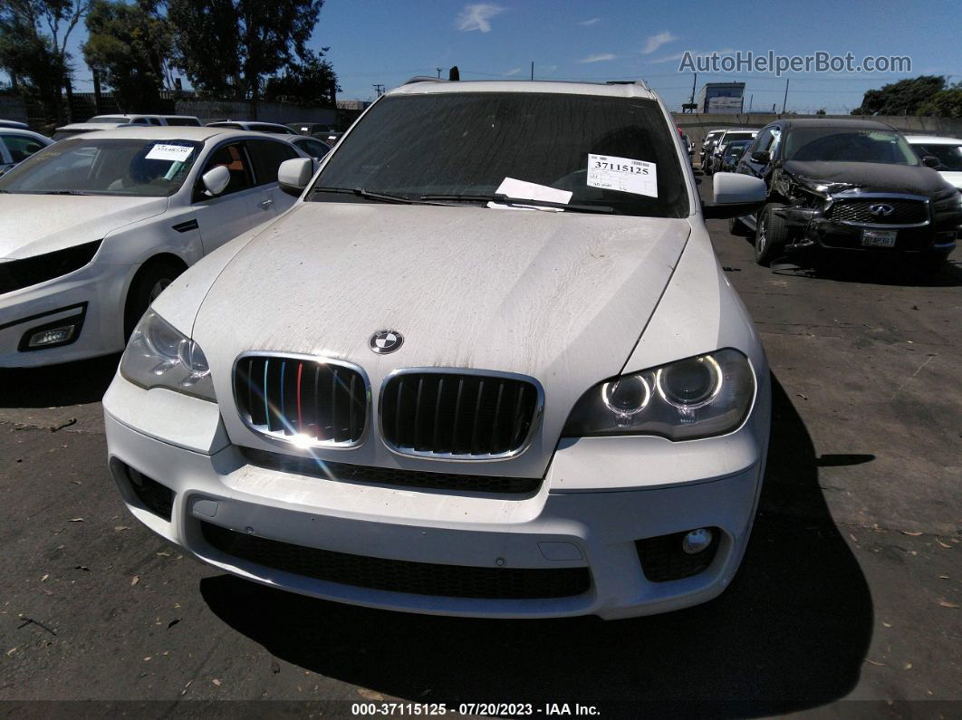 2012 Bmw X5 35i White vin: 5UXZV4C57CL985048