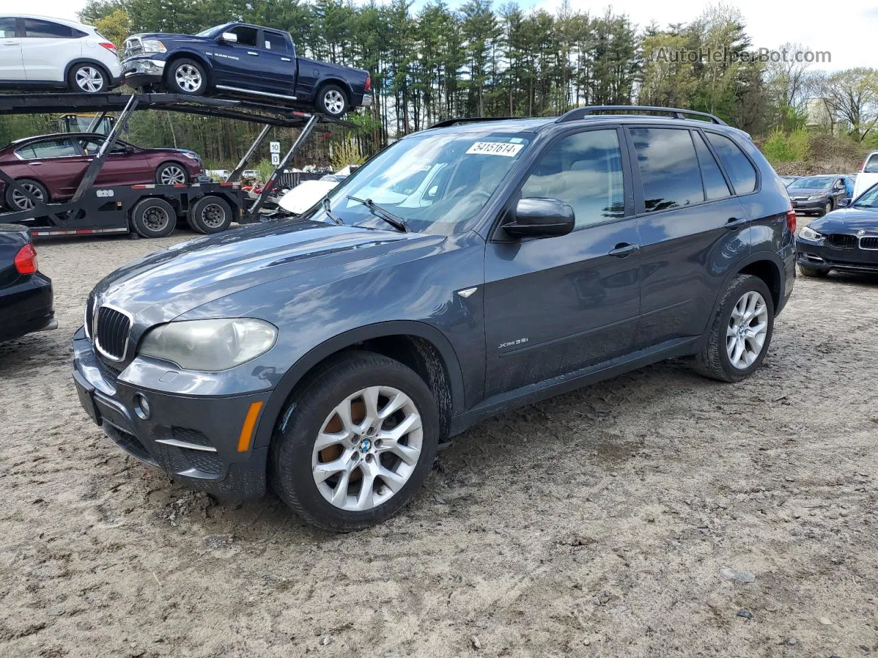 2011 Bmw X5 Xdrive35i Угольный vin: 5UXZV4C58BL741357