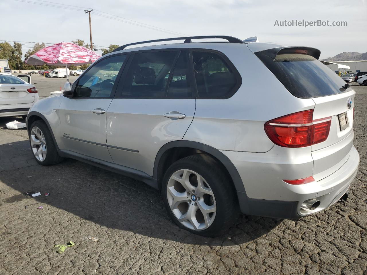 2012 Bmw X5 Xdrive35i Silver vin: 5UXZV4C58CL752604