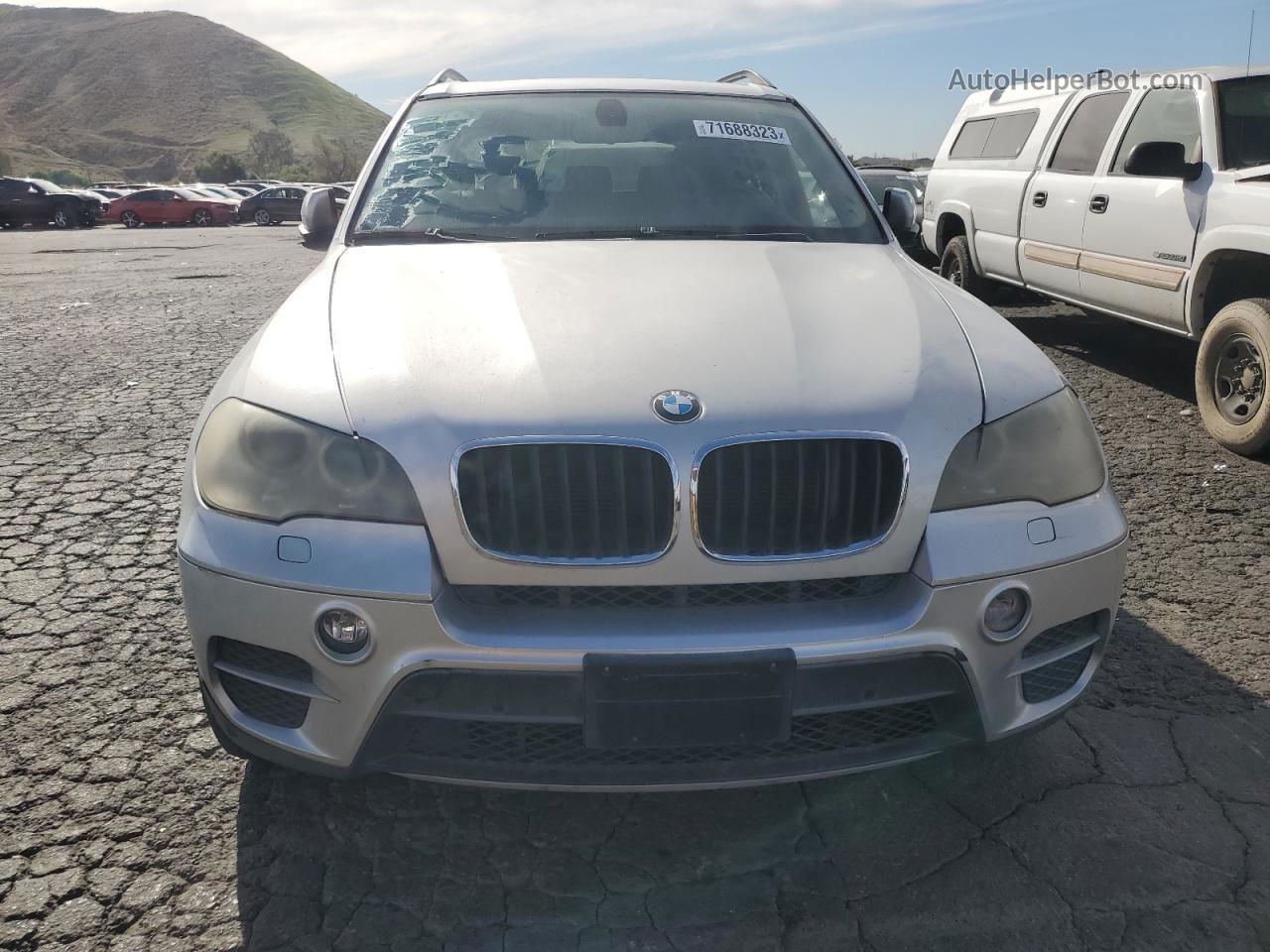 2012 Bmw X5 Xdrive35i Silver vin: 5UXZV4C58CL752604