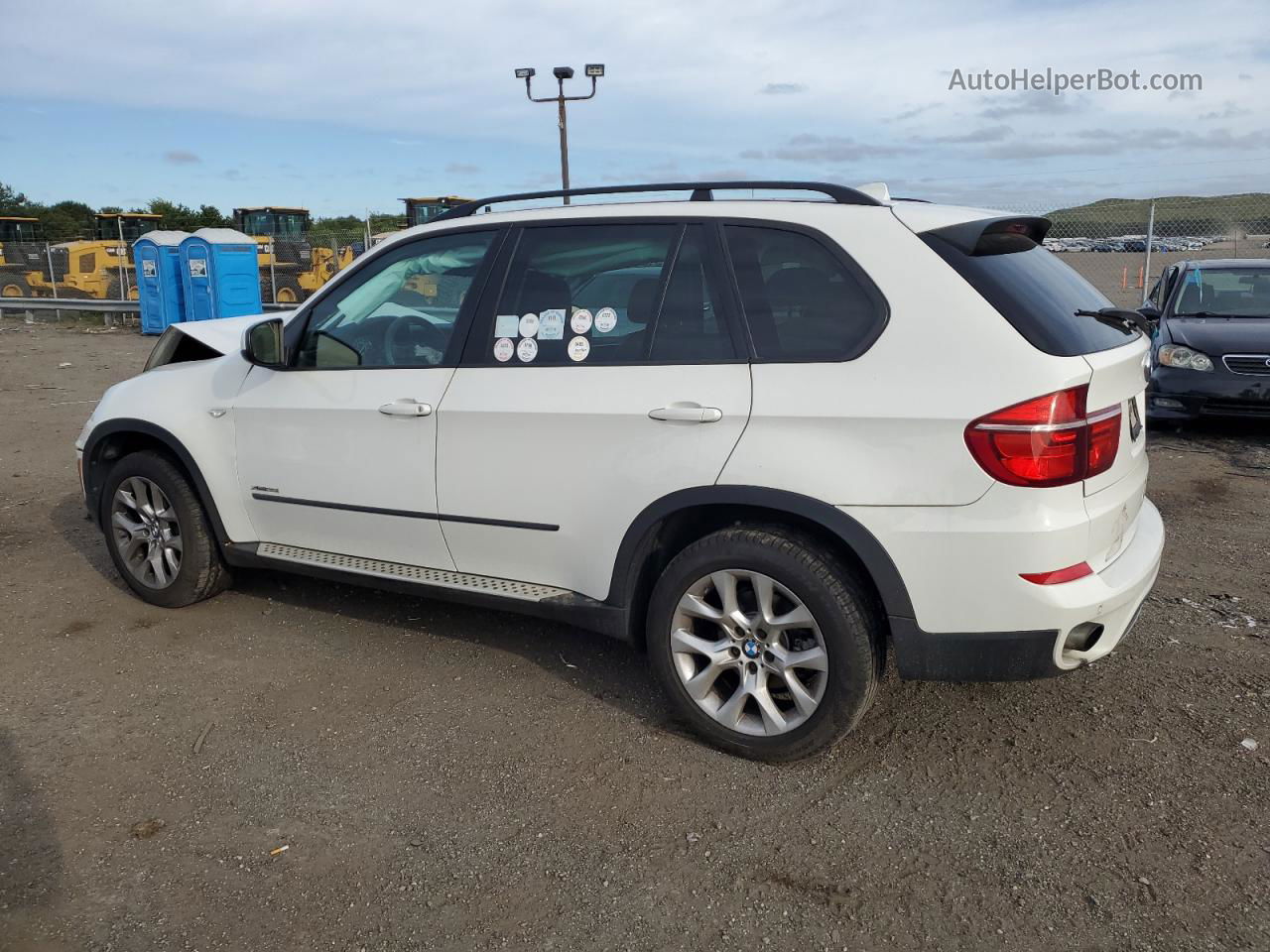 2012 Bmw X5 Xdrive35i White vin: 5UXZV4C58CL766759