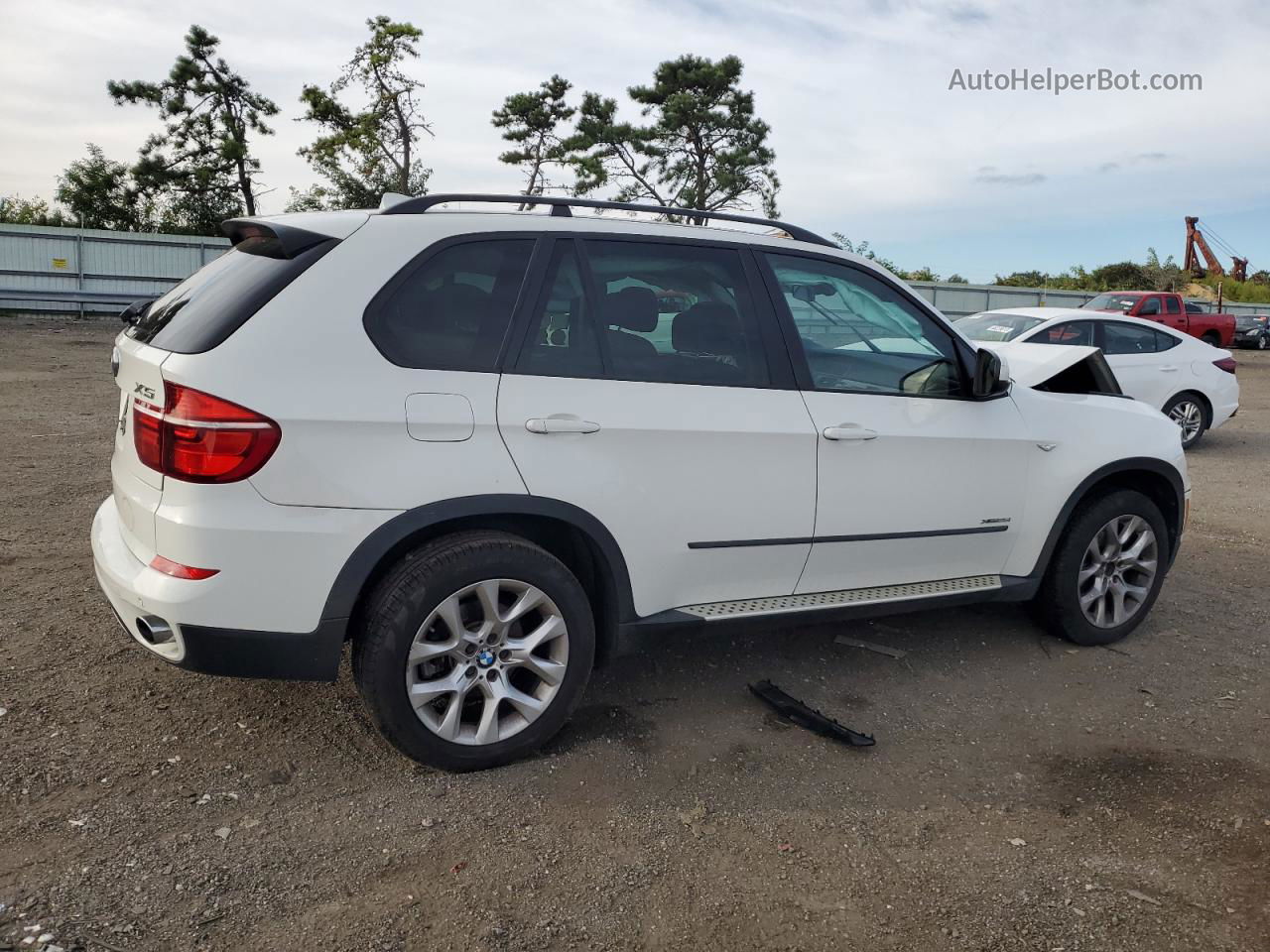 2012 Bmw X5 Xdrive35i White vin: 5UXZV4C58CL766759