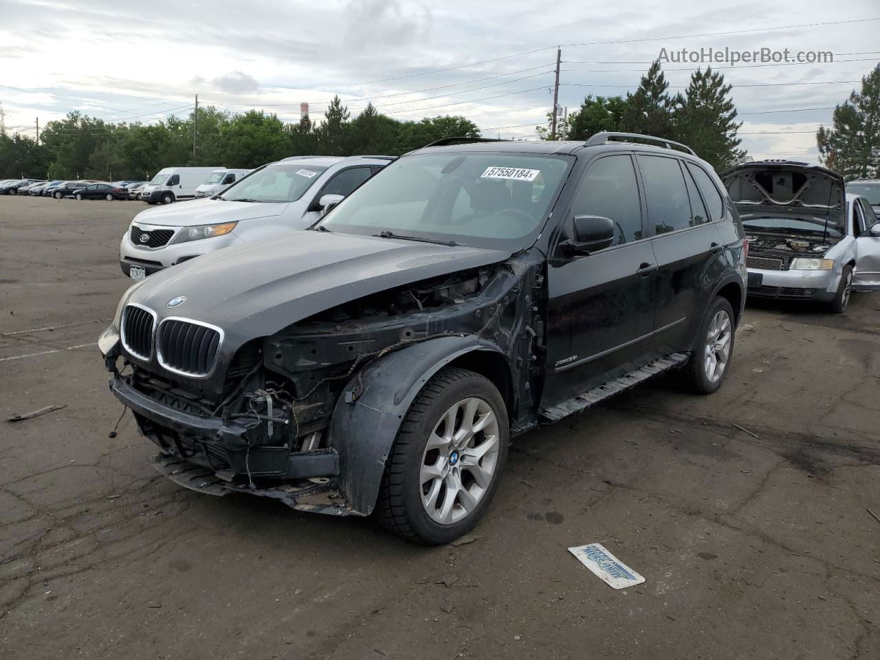 2011 Bmw X5 Xdrive35i Black vin: 5UXZV4C59BL402896