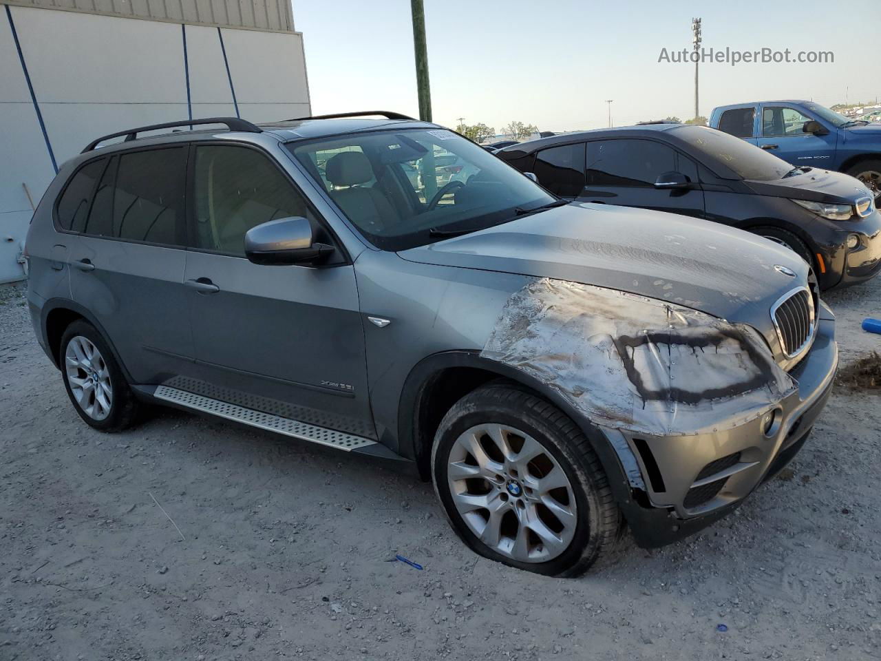 2011 Bmw X5 Xdrive35i Gray vin: 5UXZV4C59BL403143