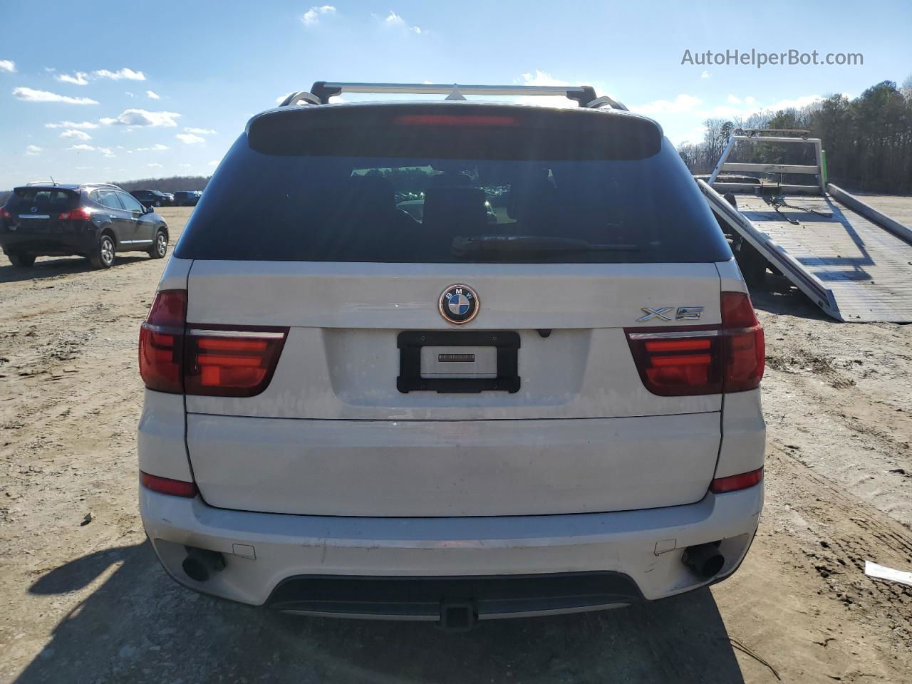 2011 Bmw X5 Xdrive35i White vin: 5UXZV4C59BL404843