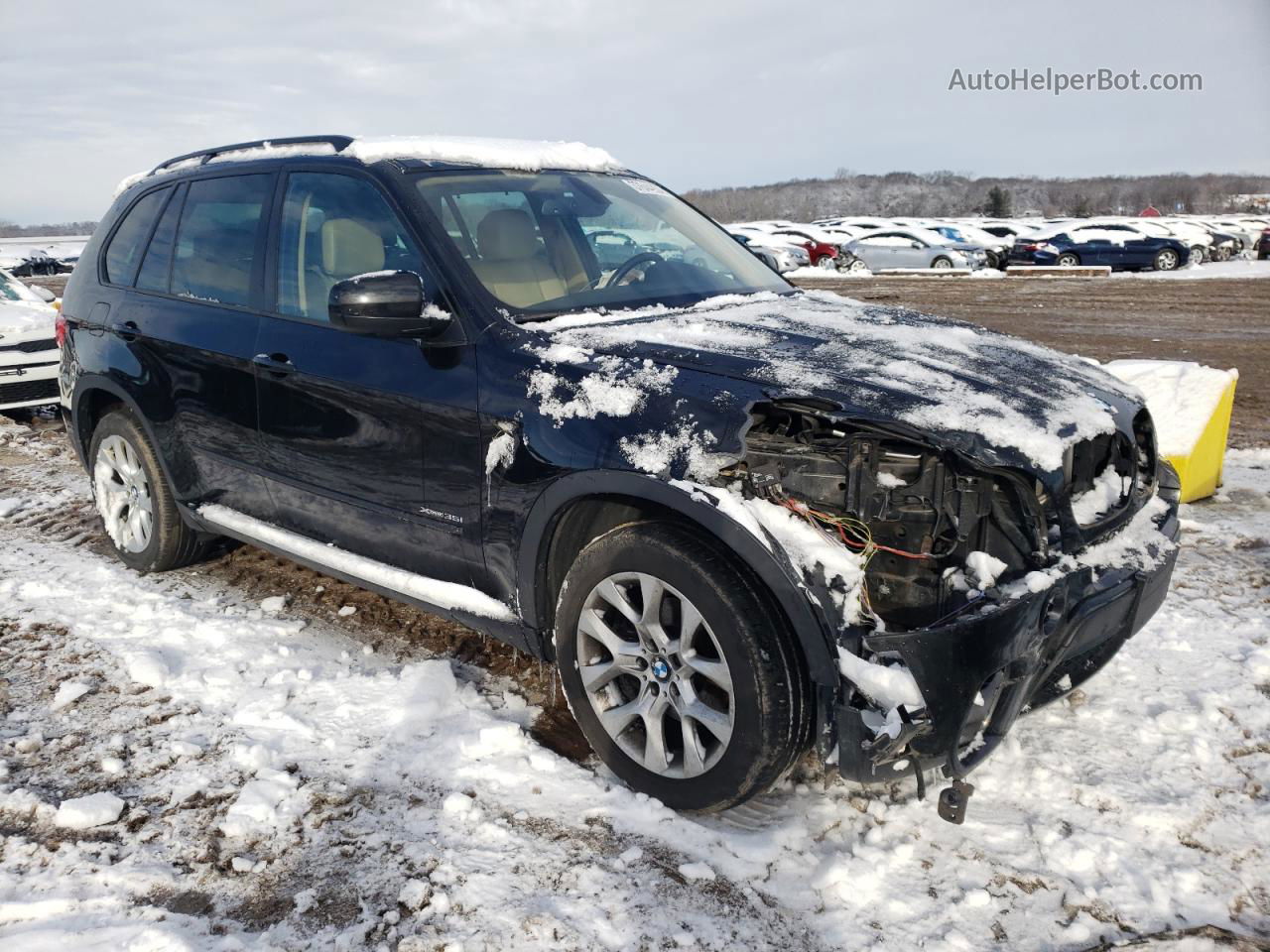 2011 Bmw X5 Xdrive35i Черный vin: 5UXZV4C59BL404938