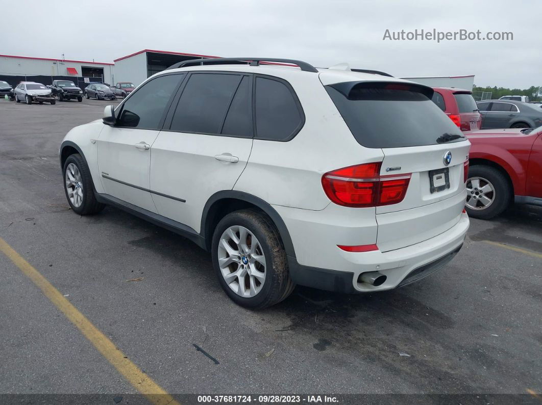 2011 Bmw X5 35i White vin: 5UXZV4C59BL405068