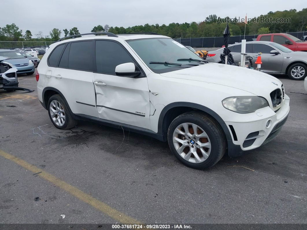 2011 Bmw X5 35i White vin: 5UXZV4C59BL405068