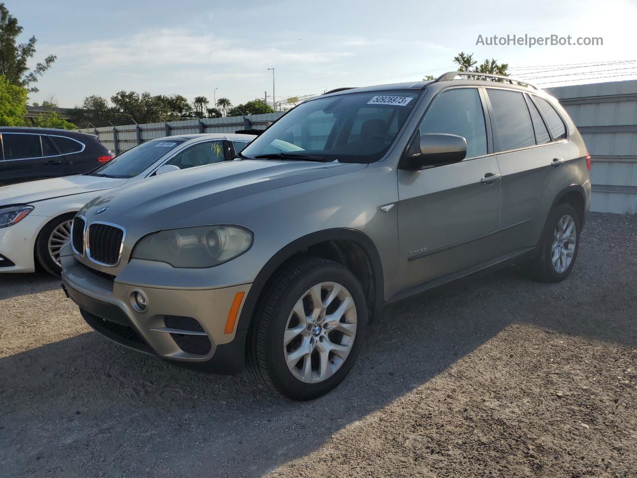 2011 Bmw X5 Xdrive35i Silver vin: 5UXZV4C59BL407807