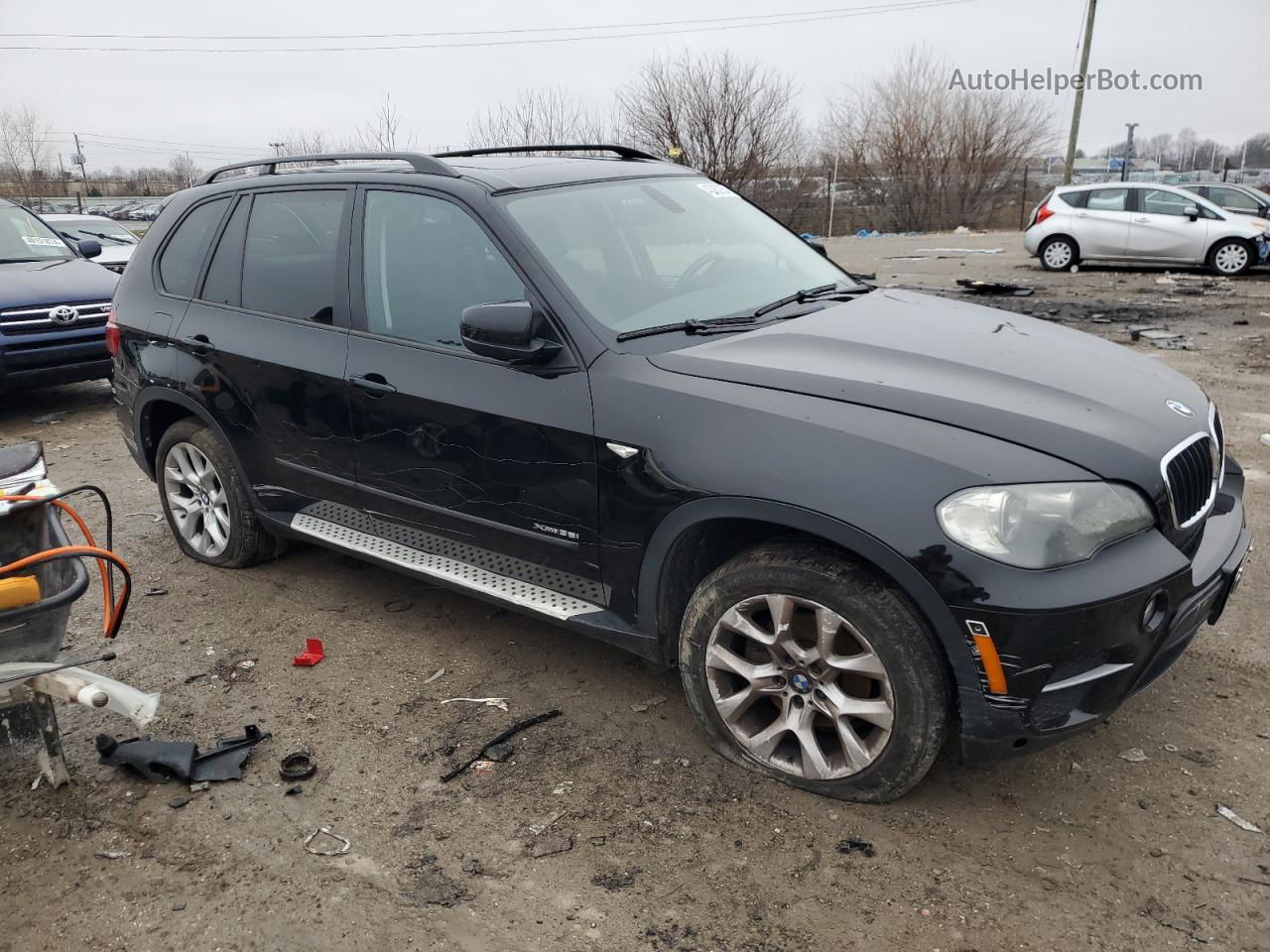 2011 Bmw X5 Xdrive35i Black vin: 5UXZV4C59BL407936