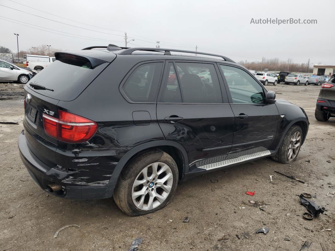 2011 Bmw X5 Xdrive35i Black vin: 5UXZV4C59BL407936