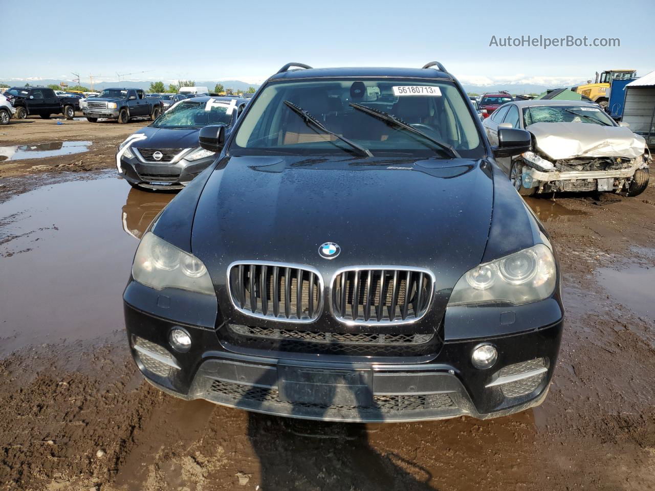 2011 Bmw X5 Xdrive35i Black vin: 5UXZV4C59BL408889