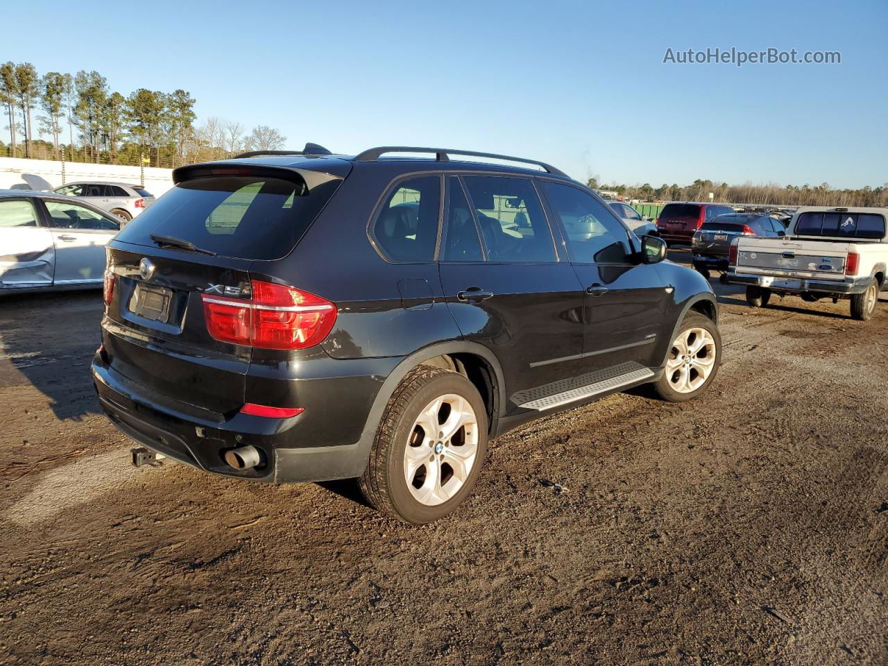 2011 Bmw X5 Xdrive35i Black vin: 5UXZV4C59BL413705