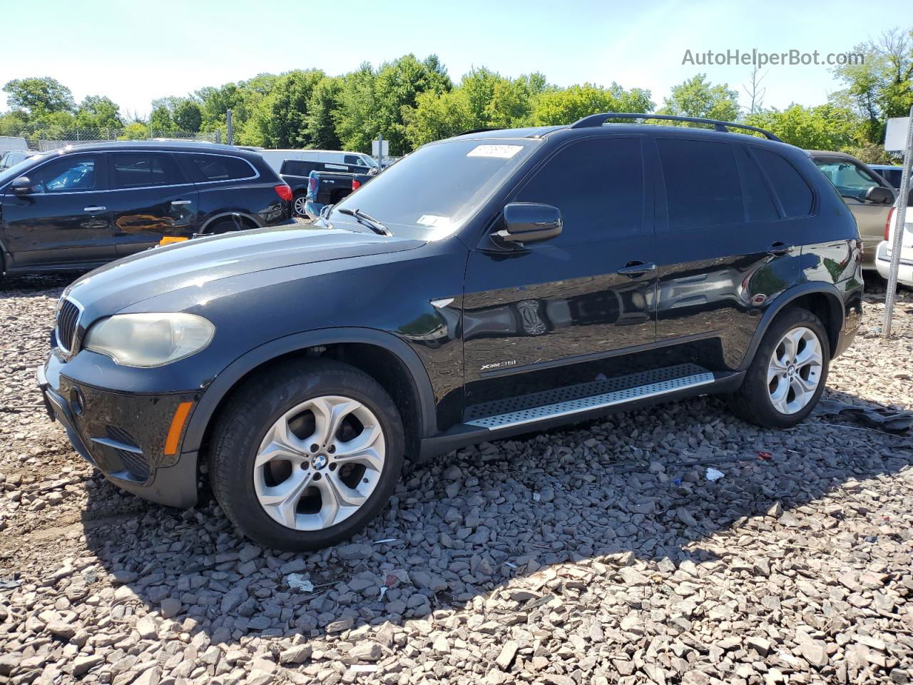 2011 Bmw X5 Xdrive35i Black vin: 5UXZV4C59BL415793