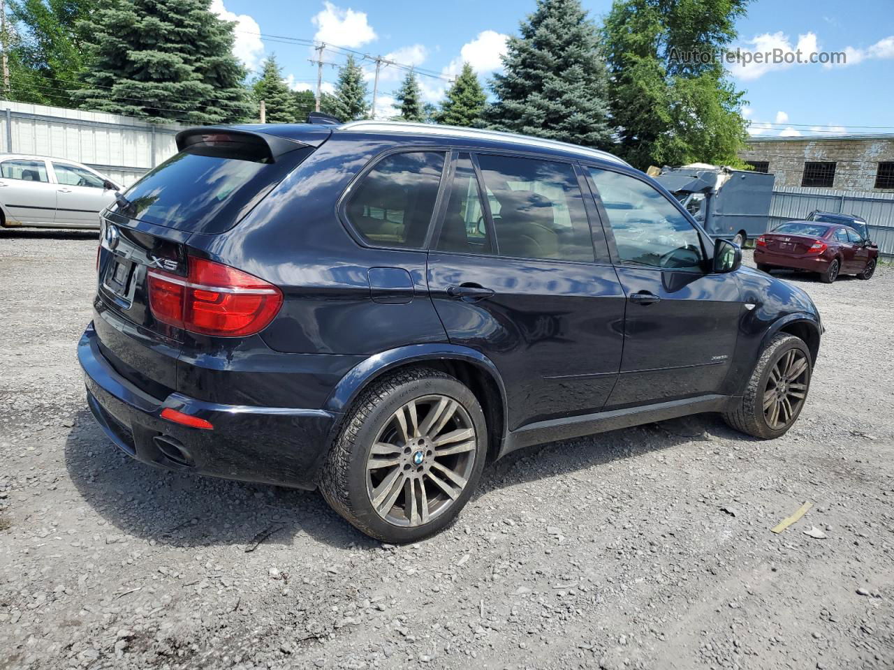 2012 Bmw X5 Xdrive35i Черный vin: 5UXZV4C59CL747296