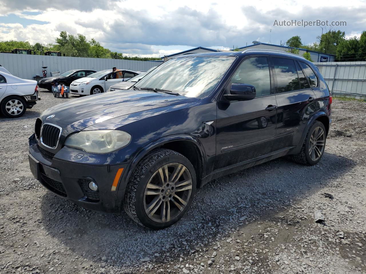 2012 Bmw X5 Xdrive35i Black vin: 5UXZV4C59CL747296