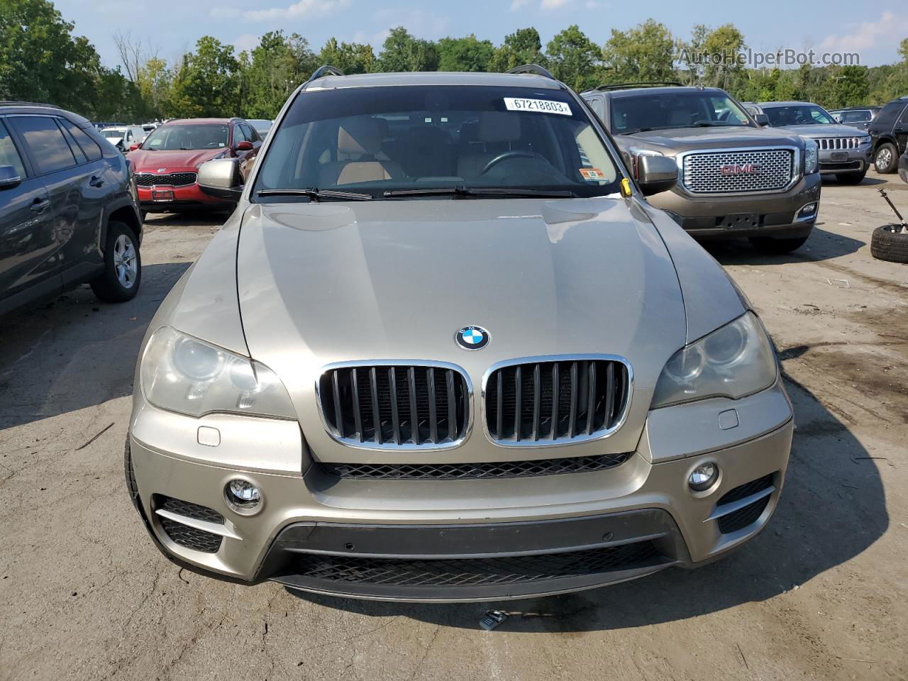 2012 Bmw X5 Xdrive35i Золотой vin: 5UXZV4C59CL750182