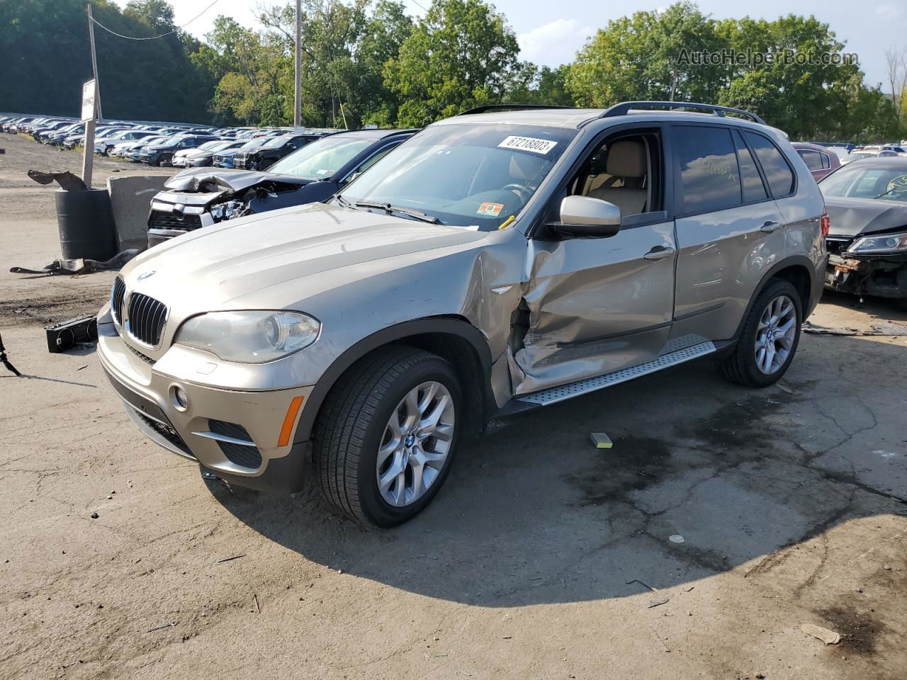 2012 Bmw X5 Xdrive35i Gold vin: 5UXZV4C59CL750182