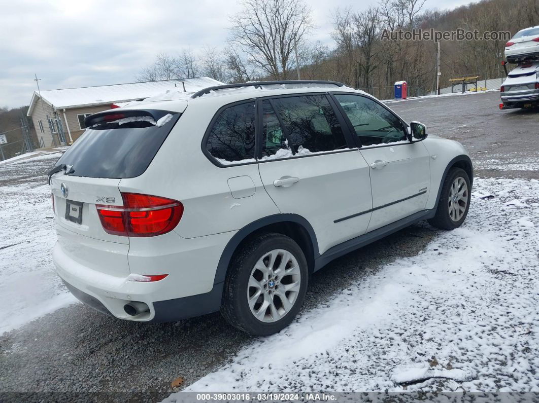 2012 Bmw X5 Xdrive35i/xdrive35i Premium/xdrive35i Sport Activity White vin: 5UXZV4C59CL758461