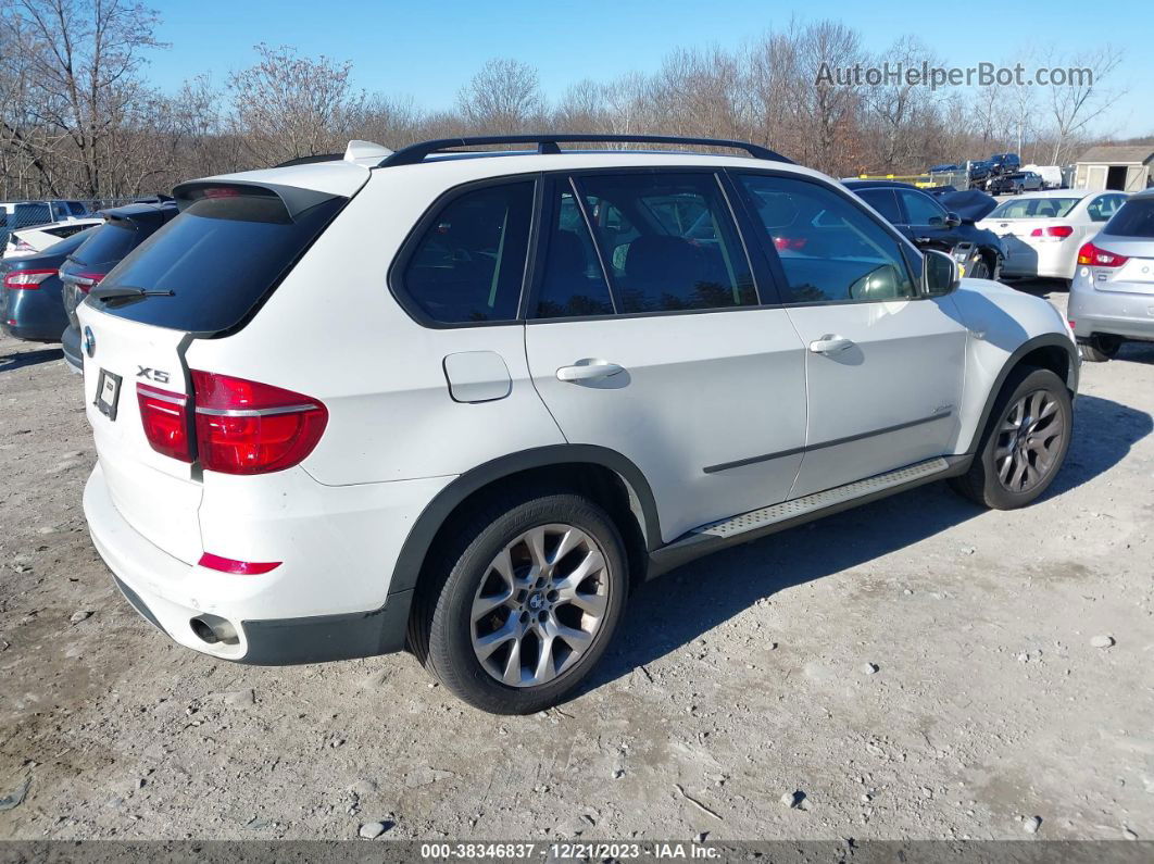 2012 Bmw X5 Xdrive35i/xdrive35i Premium/xdrive35i Sport Activity White vin: 5UXZV4C59CL762073