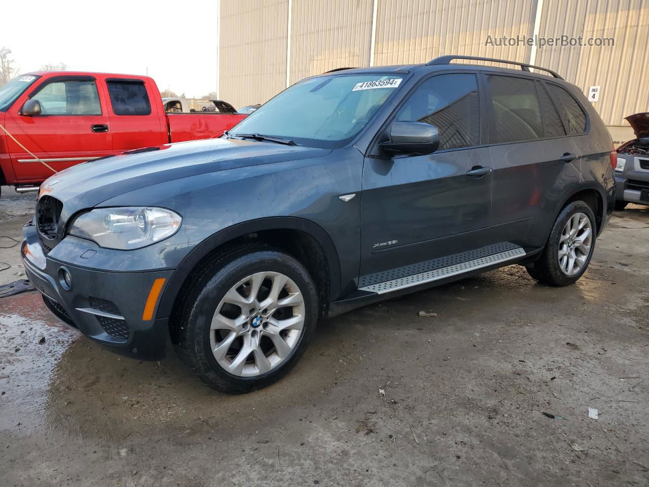 2012 Bmw X5 Xdrive35i Gray vin: 5UXZV4C59CL987920