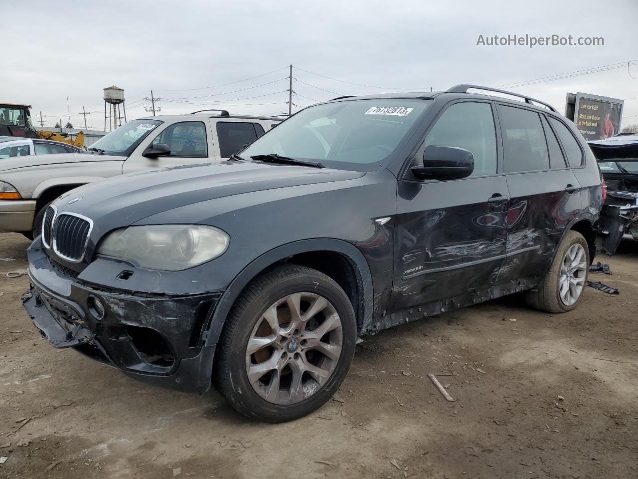 2011 Bmw X5 Xdrive35i Black vin: 5UXZV4C5XBL402938