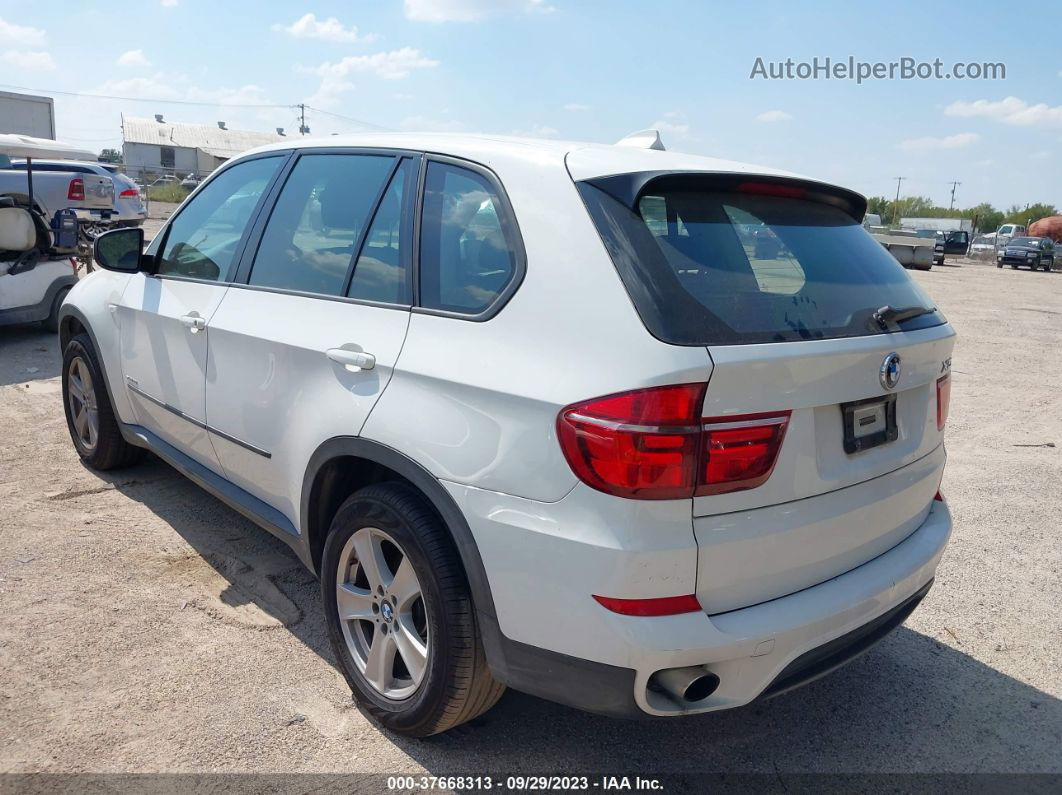 2011 Bmw X5 35i White vin: 5UXZV4C5XBL404219