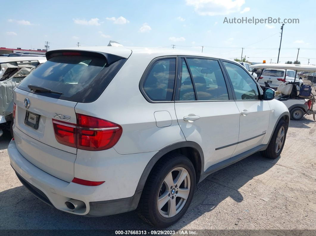 2011 Bmw X5 35i White vin: 5UXZV4C5XBL404219