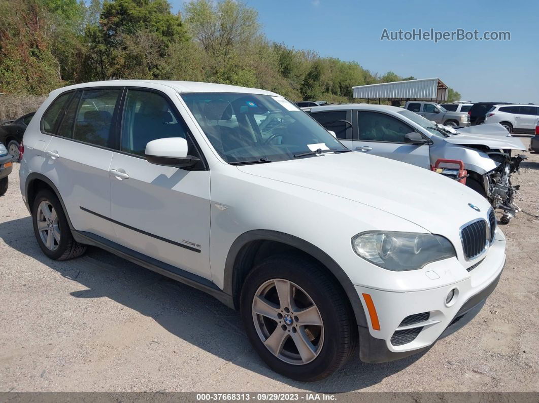 2011 Bmw X5 35i White vin: 5UXZV4C5XBL404219