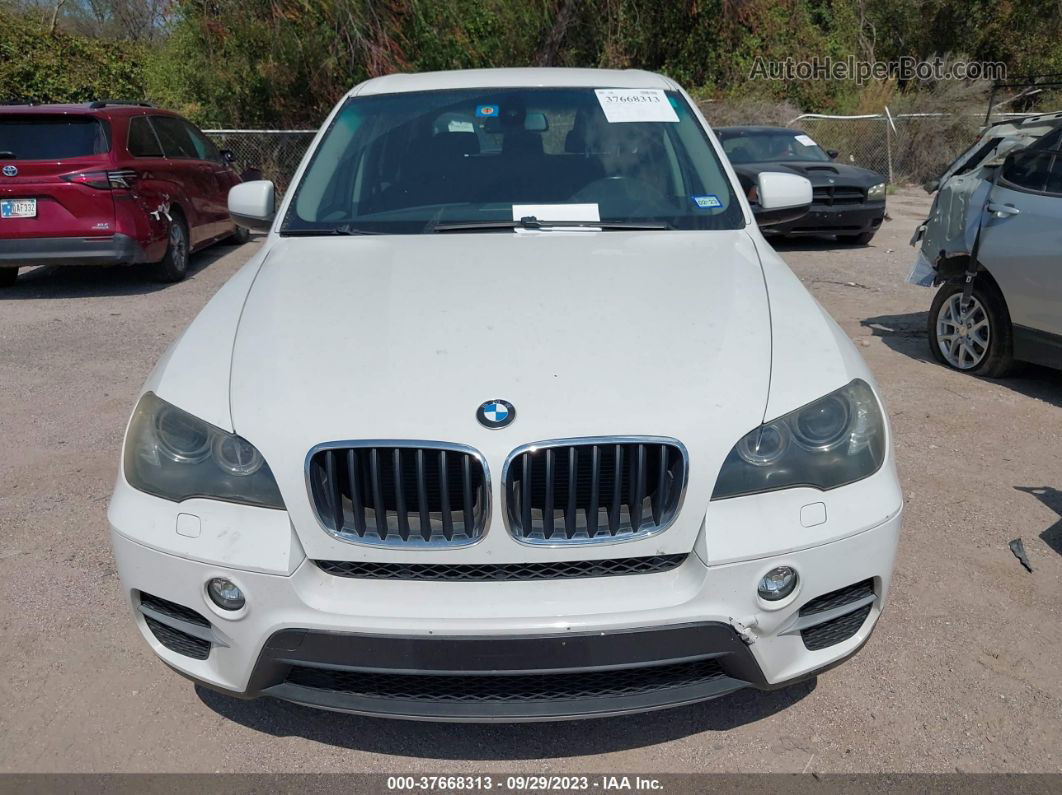 2011 Bmw X5 35i White vin: 5UXZV4C5XBL404219