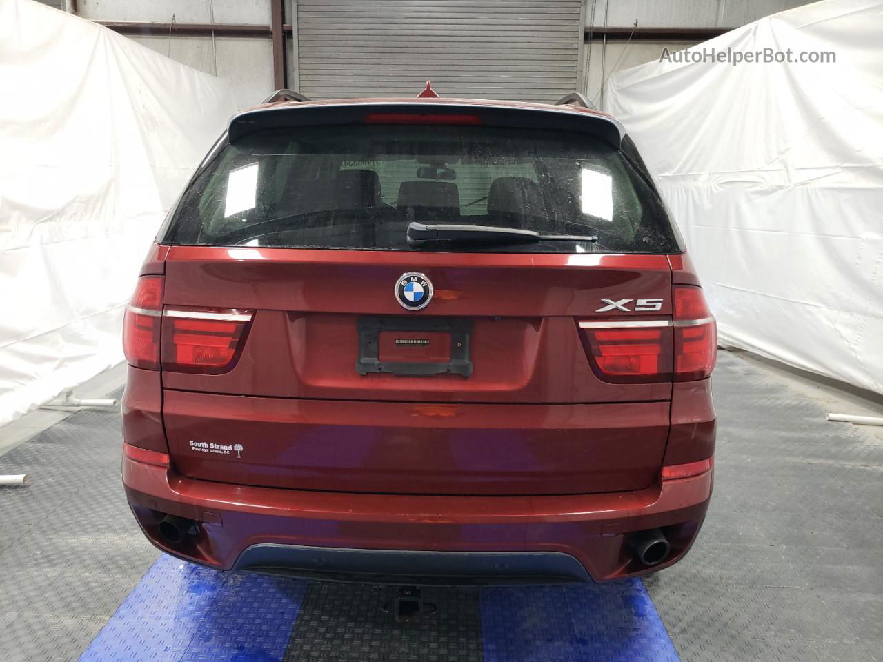 2011 Bmw X5 Xdrive35i Maroon vin: 5UXZV4C5XBL409016