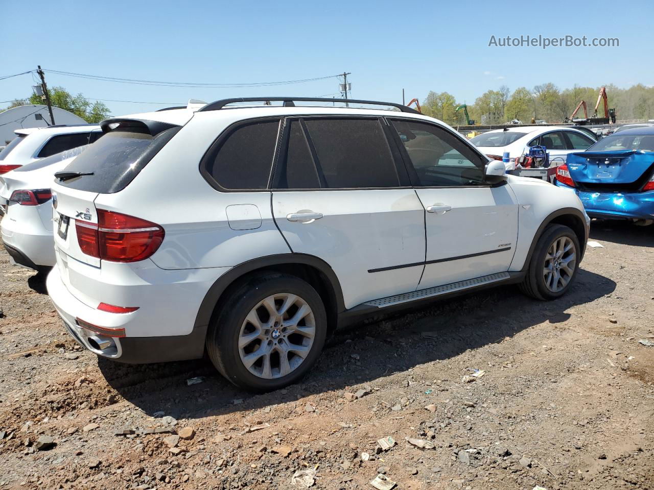 2011 Bmw X5 Xdrive35i White vin: 5UXZV4C5XBL414636