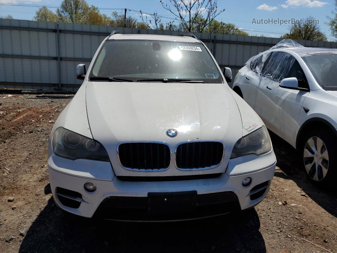 2011 Bmw X5 Xdrive35i White vin: 5UXZV4C5XBL414636