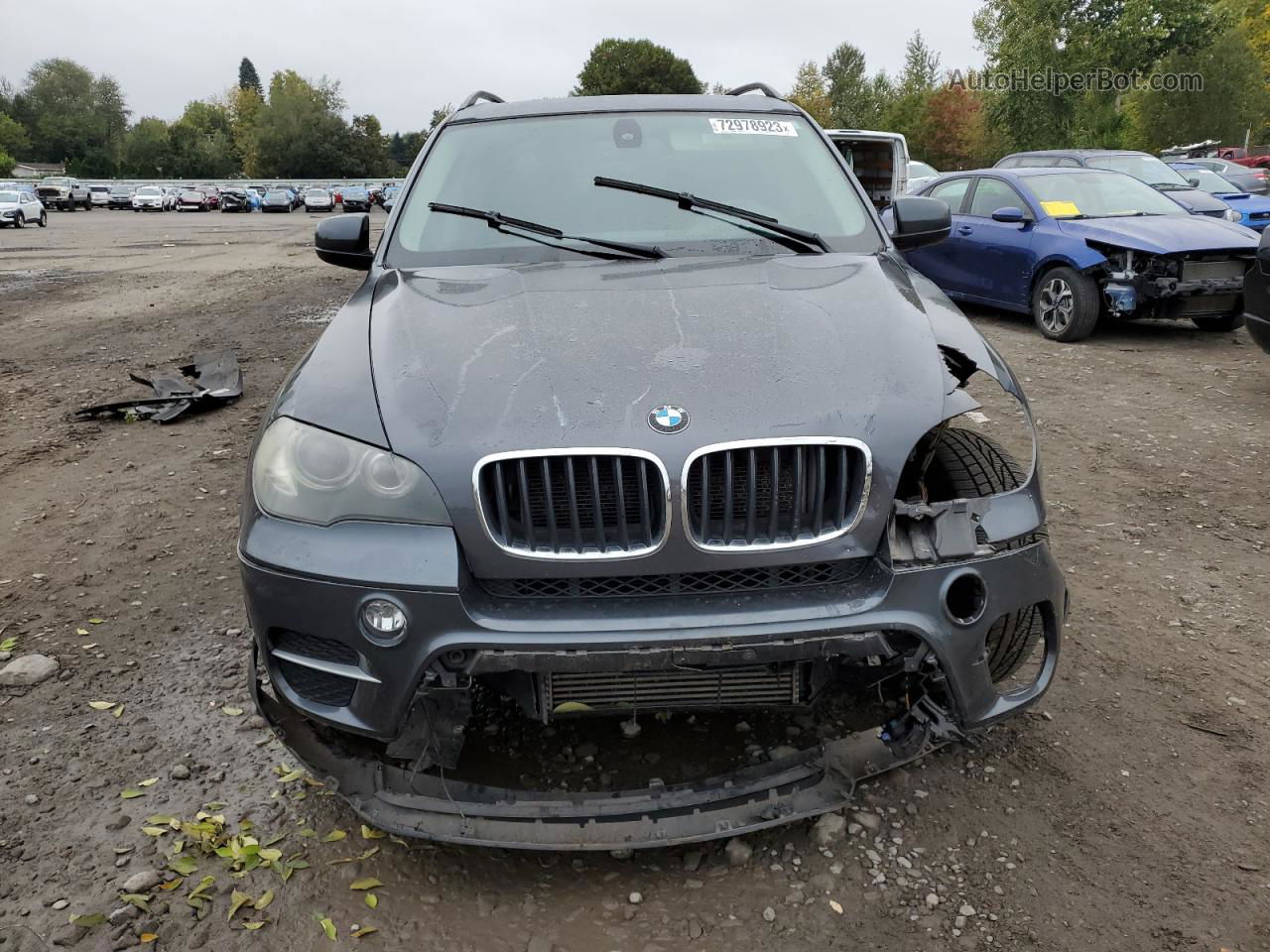 2011 Bmw X5 Xdrive35i Gray vin: 5UXZV4C5XBL414698