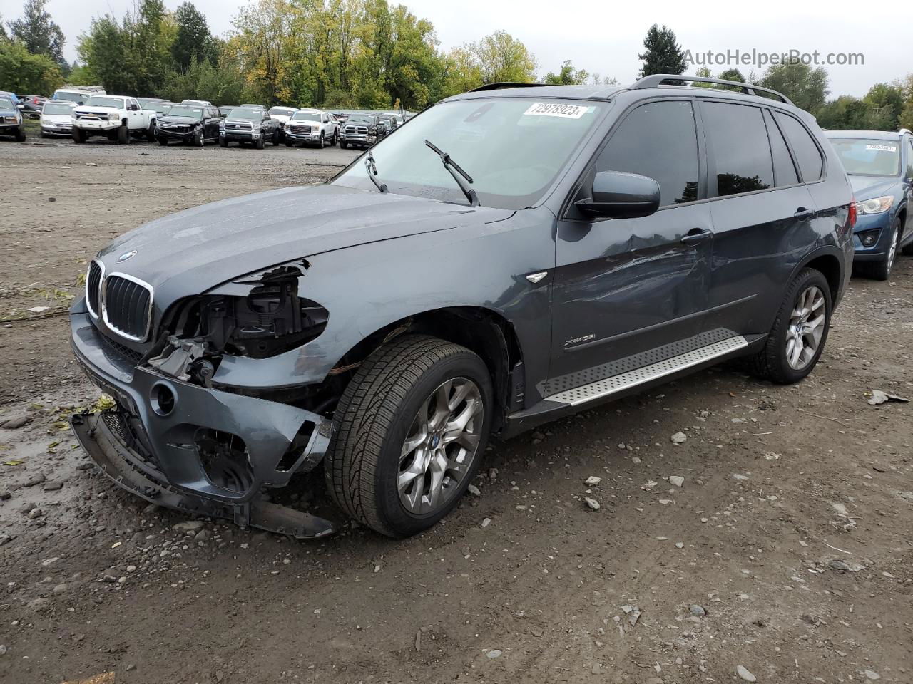 2011 Bmw X5 Xdrive35i Серый vin: 5UXZV4C5XBL414698