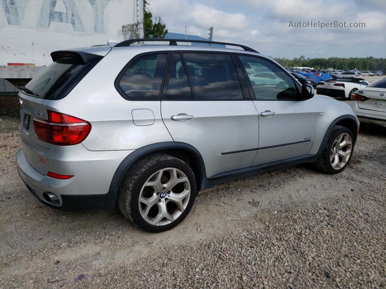 2011 Bmw X5 Xdrive35i Silver vin: 5UXZV4C5XBL414913