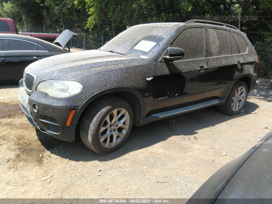 2012 Bmw X5 35i Черный vin: 5UXZV4C5XCL744682