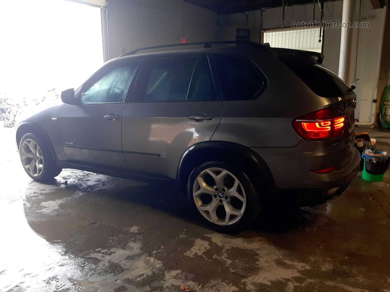 2012 Bmw X5 Xdrive35i Gray vin: 5UXZV4C5XCL745217