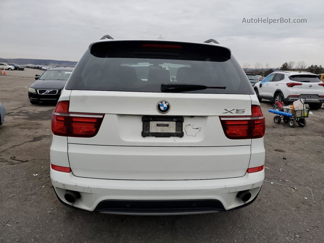 2012 Bmw X5 Xdrive35i White vin: 5UXZV4C5XCL750661