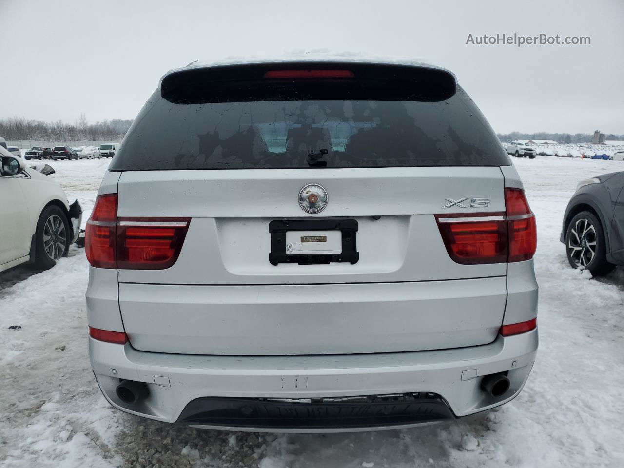 2012 Bmw X5 Xdrive35i Silver vin: 5UXZV4C5XCL752197