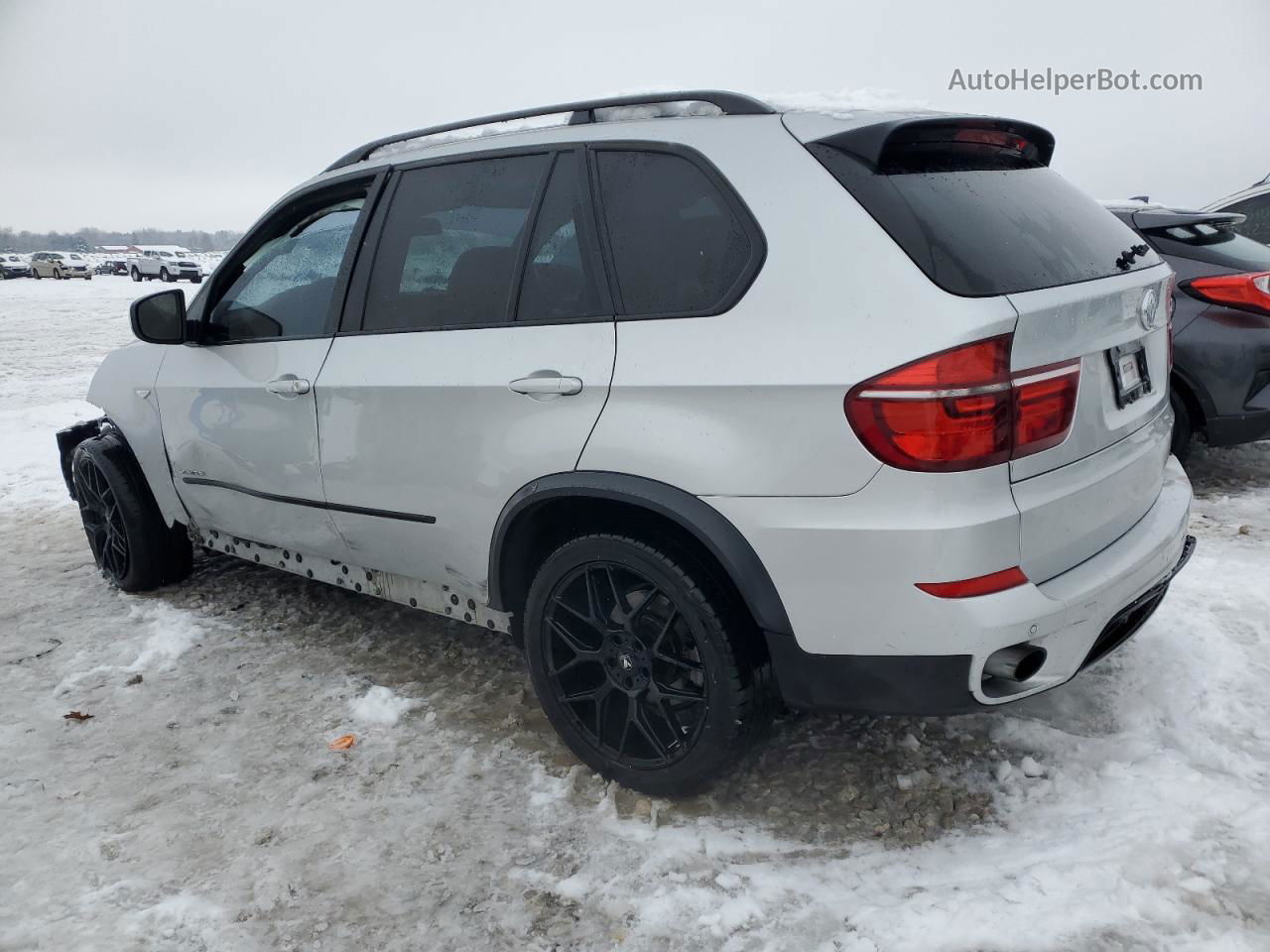 2012 Bmw X5 Xdrive35i Silver vin: 5UXZV4C5XCL752197